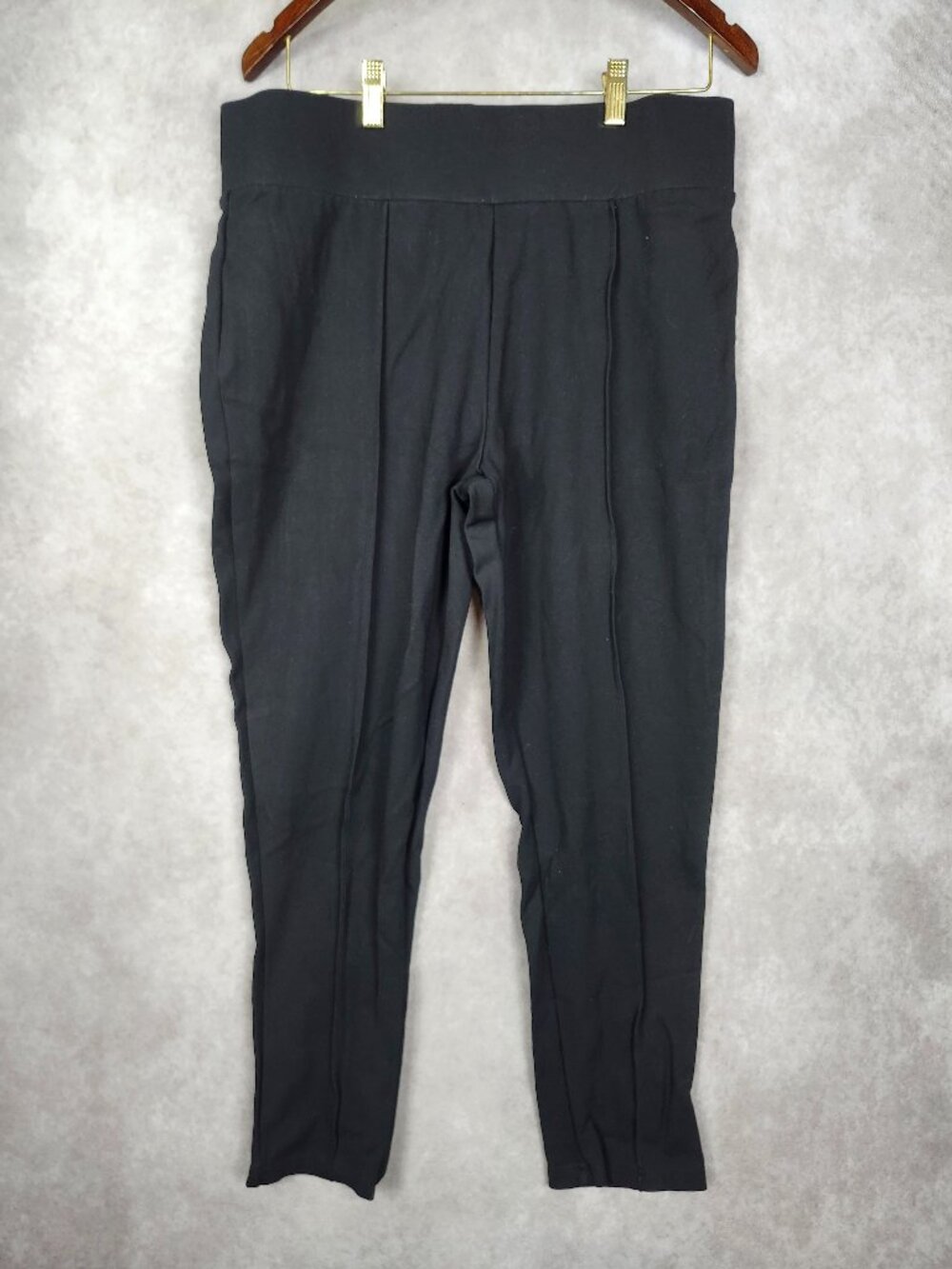 Seven7 Black Pull-On Stretchy Pants Size XL